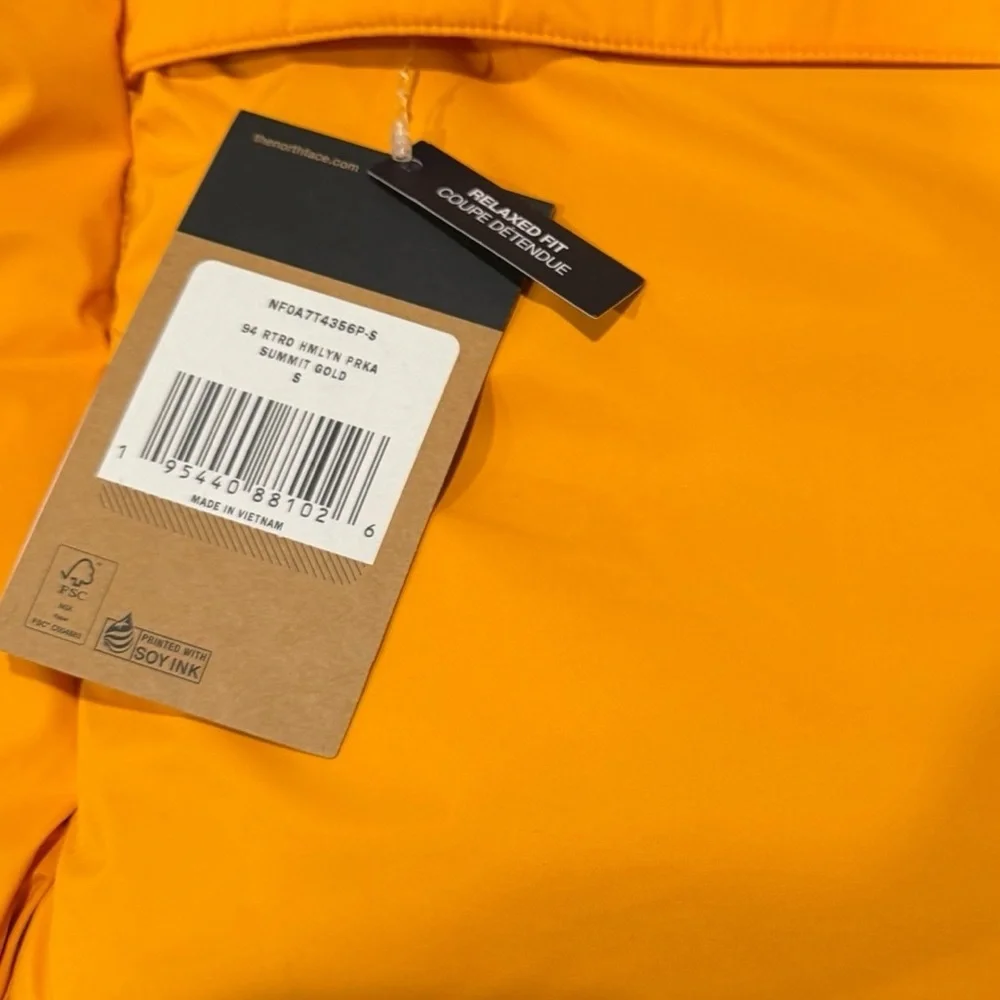The North Face 94 Retro Himalayan Parka Summit Gold 700 Down‎ Jacket Men’s S NWT